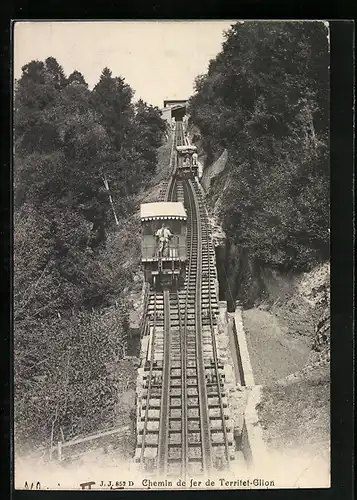 AK Territet-Glion, Chemin de fer, Bergbahn
