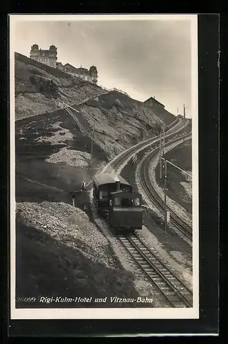 AK Rigi-Kulm-Hotel und Vitznau-Bahn