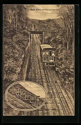 AK Bad Ems, an der Malbergbahn