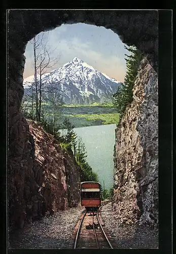 AK Beatenbergbahn mit Niesen