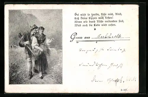 AK Jäger bändelt mit Trachtenmädchen an