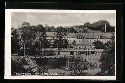 AK Bischofswerda, Städt. Freibad