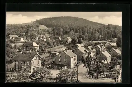 AK Demitz-Thumitz /Kr. Bischofswerda, Teilansicht mit Klosterberg