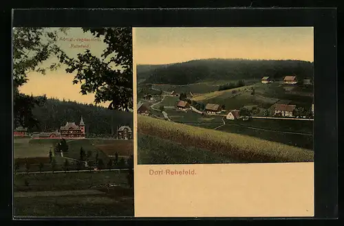 AK Rehefeld, Kgl. Jagdschloss und Dorf Rehefeld
