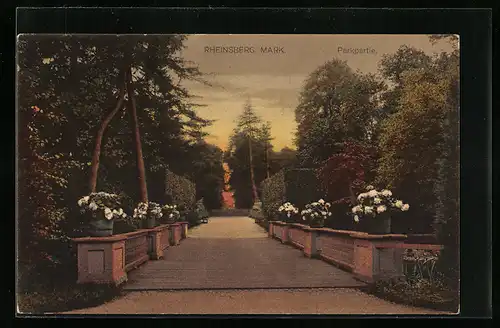 AK Rheinsberg /Mark, Parkpartie