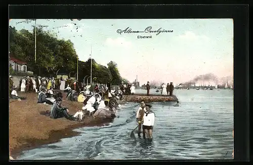 AK Hamburg-Altona, Am Elbstrand