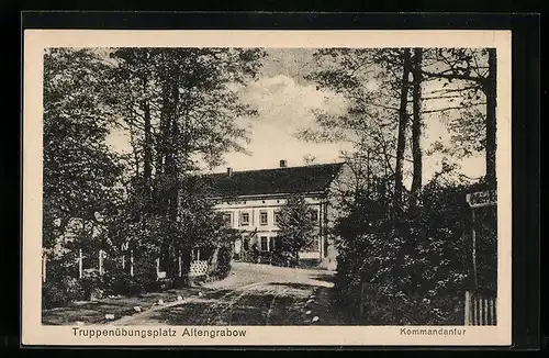AK Altengrabow, Truppenübungsplatz, Kommandantur