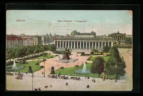 AK Berlin, Lustgarten und Altes Museum