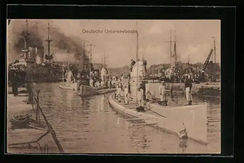 AK Deutsche Unterseeboote 7 und 8