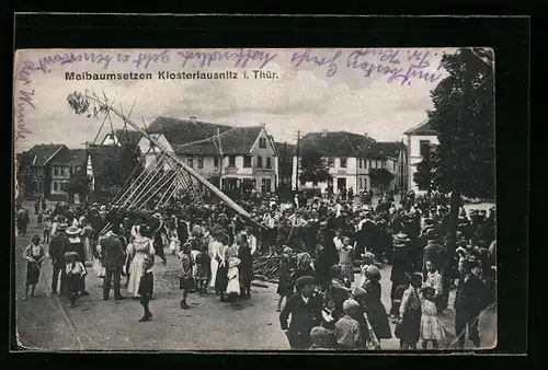 AK Klosterlausnitz, Volksfest Maibaumsetzen