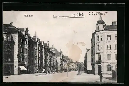 AK München, Franz-Joseph-Strasse