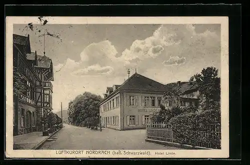 AK Nordrach /Bad. Schwarzwald, Hotel Linde