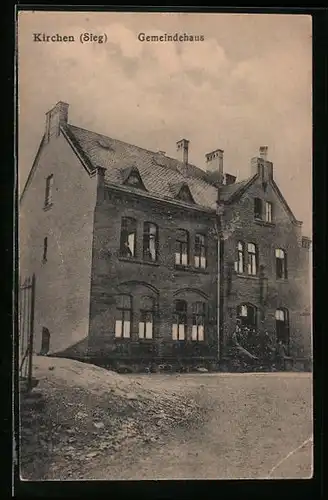 AK Kirchen a. d. Sieg, Blick zum Gemeindehaus