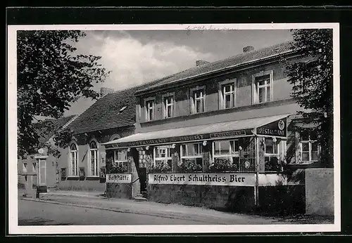 AK Grossbeeren b. Teltow, Gaststätte Bruno Kühn