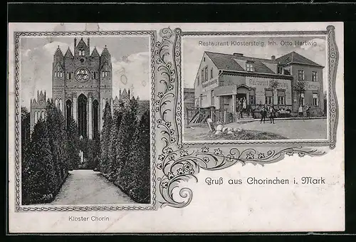 AK Chorinchen i. Mark, Kloster Chorin, Restaurant Klostersteig