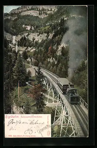 AK Rigibahn, Schnurrtobelbrücke