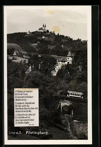 AK Linz a.D., Pöstlingberg, Bergbahn