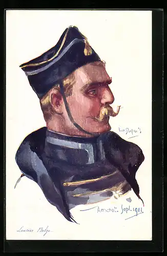 Künstler-AK Em. Dupuis: Lancier Belge