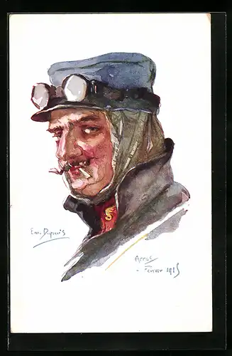 Künstler-AK Em. Dupuis: Nos Poilus