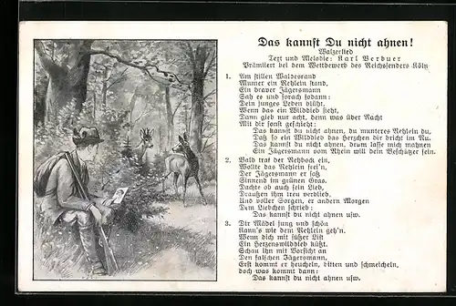 AK Das kannst Du nicht ahnen!, Walzerlied, Jagd