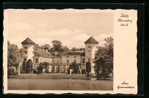 AK Rheinsberg i. Mark, das Schloss am Grienericksee