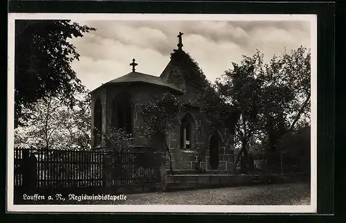 AK Lauffen a. N., an der Regiswindiskapelle