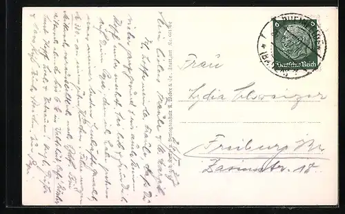 AK Schopfheim, Generalansicht der Stadt