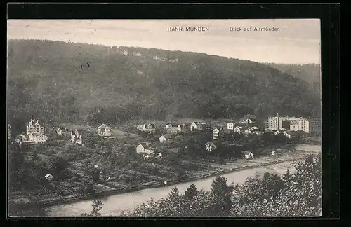 AK Hann.-Münden, Blick auf Altmünden