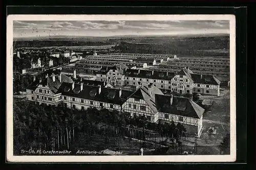 AK Grafenwöhr, der Truppenübungsplatz, das Artillerie- und Stallager