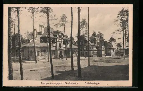 AK Grafenwöhr, der Truppenübungsplatz, im Offizierslager