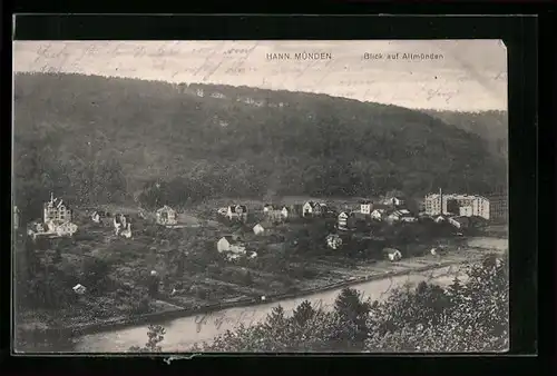 AK Hann. Münden, Blick auf Altmünden