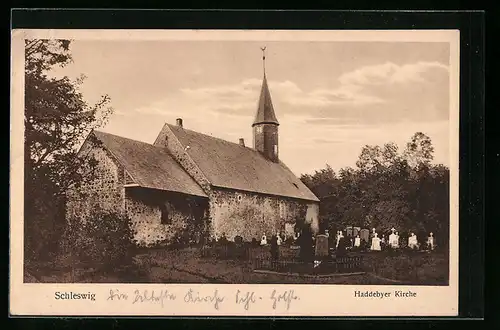 AK Schleswig, Grabmale an der Haddebyer Kirche