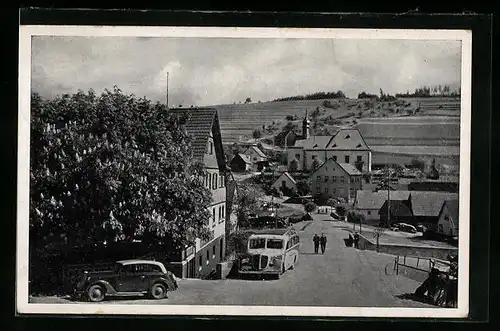 AK Wildflecken /Rhön, Strassenpartie mit Autos
