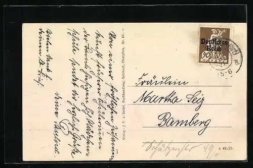 AK Sulzbach i. Oberpf., Rathaus und Rosenberger Strasse