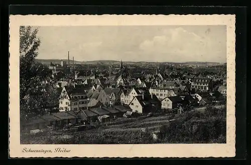 AK Schwenningen a. Neckar, Generalansicht der Stadt