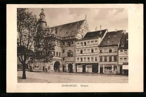 AK Schweinfurt, vor dem Rathaus
