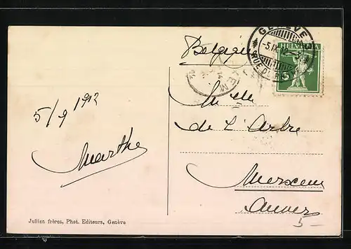 AK Genève, la Place Neuve