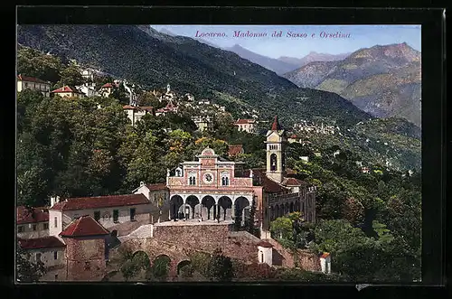 AK Locarno, Madonna del Sasso e Orselina