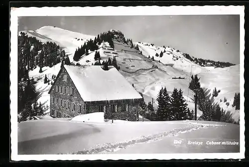 AK Bretaye, Cabane militaire en hiver