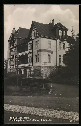 AK Bad Sachsa /Harz, Erholungsheim Fürst Otto von Bismarck