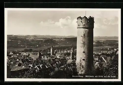 AK Ravensburg, Gesamtansicht mit Mehlsack