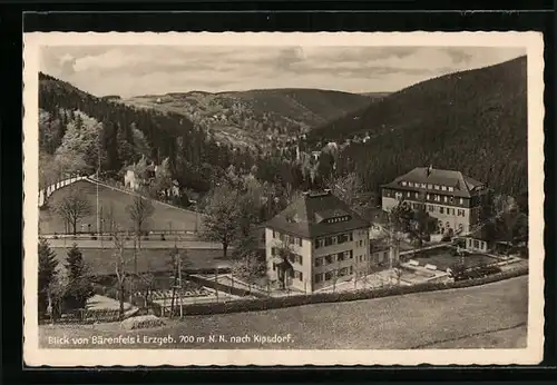 AK Bärenfels / Erzgeb., Blick nach Kipsdorf