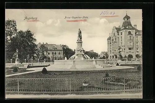 AK Augsburg, Prinz-Regenten-Platz