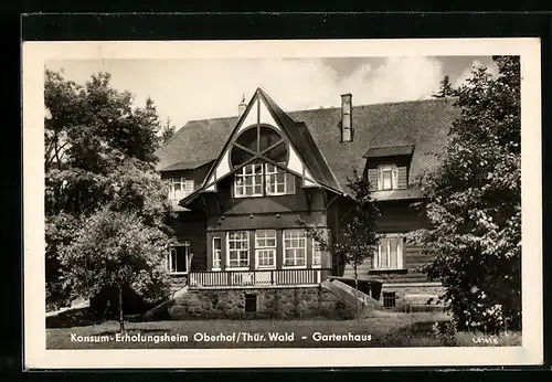 AK Oberhof / Thür. Wald, Konsum-Erholungsheim, Gartenhaus