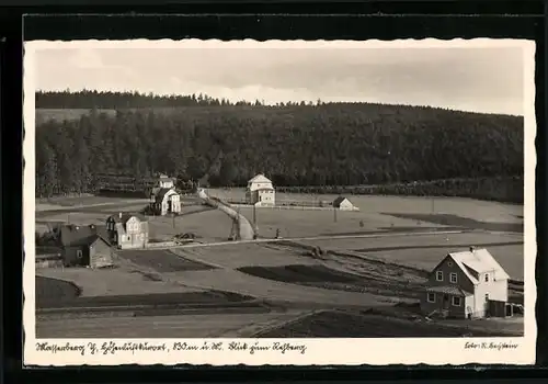 AK Masserberg, Panorama mit Bergblick