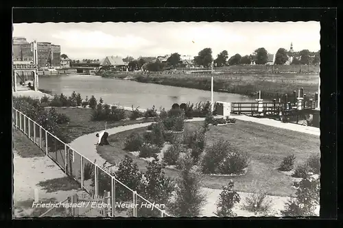 AK Friedrichstadt, Neuer Hafen