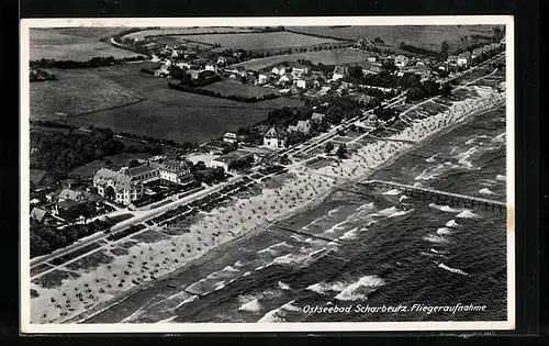 AK Scharbeutz / Ostseebad, Panorama, Fliegeraufnahme