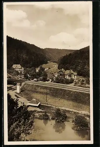 AK Monbachtal b. Bad Liebenzell, Kurhaus, Christl. Erholungsheim u. Jugend-u. Kindererholungsheim