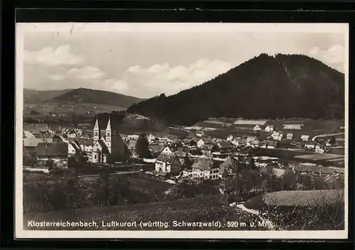 AK Klosterreichenbach, Ortsmotiv mit Kloster