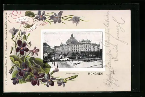AK München, Sicht auf den Justizpalast